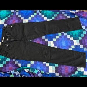 Levi black jeans 505 straight